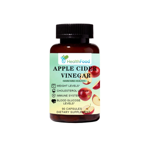 Cápsulas de Vinagre de Sidra de Manzana Directas de Fábrica con Zinc, Apoya la Función Metabólica y el Control del Sodio en el Cuerpo, Suplemento Dietético - Product Image 1
