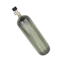 Bouteilles de gaz industrielles certifiées DOT de 5 kg, réservoirs d'air en fibre de carbone d'occasion avec une pression de 300 bars pour l'oxygène et les gaz