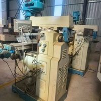 Machine à percer et à fraiser ancienne ZX6350C, table de 800x240 mm, broche de 80-1550 tr/min, équipement métallique d'usine de service moyen