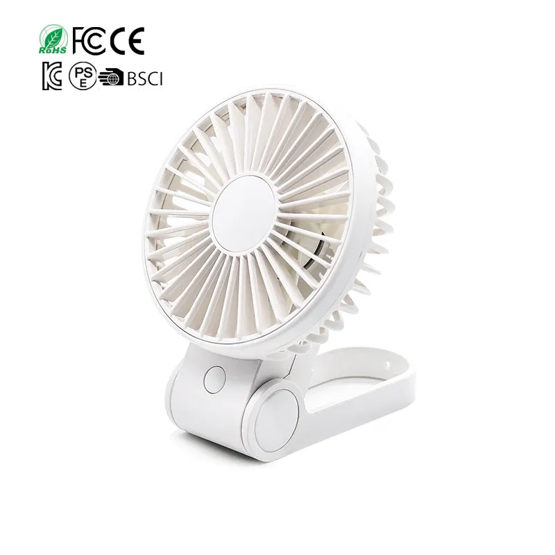Tiny Handheld Power Fan Rechargeable Portable Electric Small USB Table Stand Air Cooler Fan