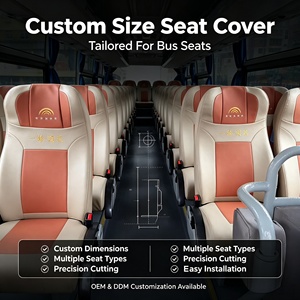 Produzione di Rivestimenti per Sedili Auto, Set Completo per Autobus Scolastici e Pubblici, Realizzazione Personalizzata di Tessuti e Artigianato Secondo i Disegni del Cliente - Product Image 1