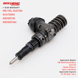 หัวฉีดน้ำมันดีเซลคุณภาพสูง 0414720013 รุ่น 038130073AA สำหรับรถยนต์ VW Audi Skoda Seat เครื่องยนต์ 1.9 TDI ASZ ระบบหัวฉีดแบบ UIS PDE - Product Image 1