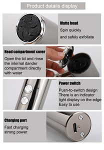 Điện chân <span class=keywords><strong>Callus</strong></span> Remover có thể sạc lại loại bỏ chết cứng nứt da khô điện chăm sóc bàn chân công cụ - Product Image 4