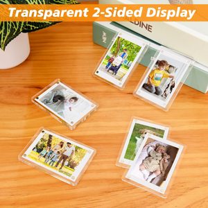 2.36x3.54 Inch Clear Acrylic Plastic Fridge Magnetic <strong>Picture</strong> <strong>Frame</strong> <strong>Small</strong> Magnetic Photo <strong>Frame</strong> - Product Image 2