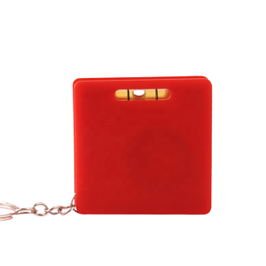 Mini mètre ruban de 1 mètre avec niveau à bulle, porte-clés, outil de mesure, échelle métrique et impériale, portable, idéal comme cadeau - Product Image 2