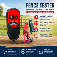 Testeur de tension numérique 500-14000V, détecteur de clôture électronique pour le contrôle des clôtures de pâturages, fermes, bétail et usage domestique