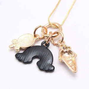 Romantique arc-en-ciel abeille fleur <span class=keywords><strong>sucette</strong></span> pendentif <span class=keywords><strong>collier</strong></span> pour enfants filles mignon forme animale pour cadeau d'anniversaire de mariage - Product Image 5