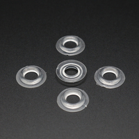 Usine de haute qualité rideau oeillet anneau forme personnalisée en plastique oeillet 6mm PVC/TPU oeillet oeillet pour vêtement chaussures sacs