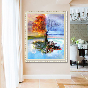 Pintura de diamantes personalizada, pinturas de Arte Moderno, Kits de mosaico de diamantes de <span class=keywords><strong>punto</strong></span> de cruz, regalo - Product Image 1