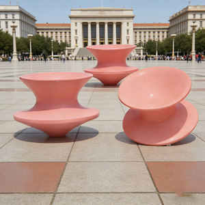 Anpassbare Handbemalte Makronen-Donut-Eiscreme-Harzskulptur Outdoor-Geschäftsgeschenke 3D-Kunstmodell Flache Ornamente - Product Image 6