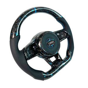 Personnalisable avec du cuir perforé, fibre de carbone bleue forgée pour Volkswagen MK7 GTI R <span class=keywords><strong>Golf</strong></span> <span class=keywords><strong>7</strong></span> <span class=keywords><strong>Golf</strong></span> 6 MK8 MK7.5 GTS B8 B6 Nouveau et tendance - Product Image 4