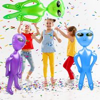 Figurines d'Aliens Gonflables en PVC Personnalisées pour la Décoration de Fête d'Halloween et la Publicité