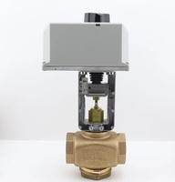 Vanne de régulation de température Guangli, vanne à boisseau sphérique en acier moulé DN100 pour l'eau