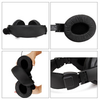 Casque d'écoute pour ordinateur à prix avantageux, filaire, antibruit, avec prise jack 3,5 mm, casque de jeu avec micro