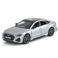 Voiture miniature en alliage moulé sous pression Audi RS 7 sous licence officielle 1/32, à rétrofriction, pour enfants, éducation et collection