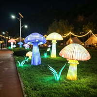 Lentera Cina Bertema Tanaman, Lentera Bunga LED Raksasa, Pertunjukan Festival Luar Ruangan Thanksgiving Ramadan, Wisuda, Hiburan Halloween