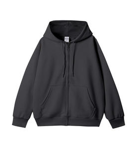 Bán Buôn Tùy Chỉnh Trống Của Nam Giới Zip up Áo Biểu Tượng Tùy Chỉnh In Ấn 350GSM Nặng Trọng Lượng Quá Khổ Dây Kéo Unisex Hoodies - Product Image 6