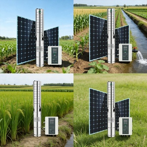 Pompa Solare per Irrigazione Agricola, Pompa per Pozzi Profondi con Girante in Acciaio Inox 3SSC Resistente alla Corrosione, Pompa DC - Product Image 2