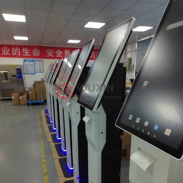 22 Inches Cloud Based EPOS Self Serve Order Kiosk Web Based Android Online Ordering Terminal Module Design Self Payment Machine