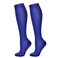 Chaussettes de compression antidérapantes pour mollet Chaussettes de football de sport Chaussettes de compression longues