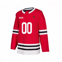 Jersey de Hockey sobre Hielo Personalizado de Poliéster Premium Unisex para Adultos, Multicolor, Bajo MOQ