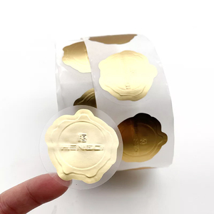 Nhãn Dán Dập Nổi In Logo Cá Nhân Làm Theo Yêu Cầu Nhãn CuộN - Product Image 1