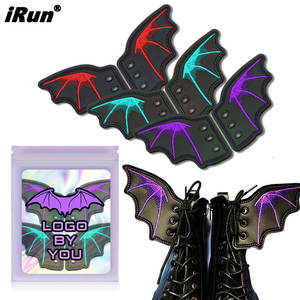 Irun Tùy Chỉnh Thêu Dày Cánh Dơi Quyến Rũ Khởi Động Trang Trí Phong Cách Mát Cánh Dơi Dây Giày Quyến Rũ Cánh Phụ Kiện Giày - Product Image 1