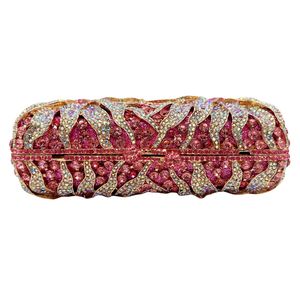 Bolso de mano floral con diamantes de imitación para mujer, con correa de cadena, forro de satén, diseño brillante para ocasiones especiales - Product Image 6