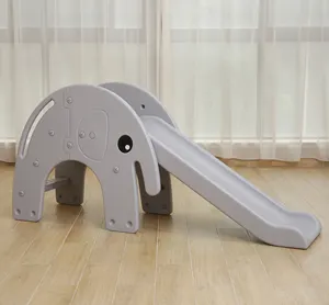 Tobogán de elefante portátil para uso doméstico, toboganes de plástico para niños y bebés EN interiores