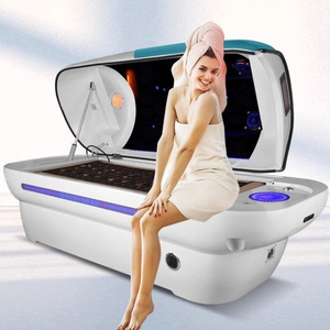 Capsule de spa amincissante à infrarouge lointain et ozone, sauna de bureau blanc avec musique Bluetooth, prise US - Product Image 6