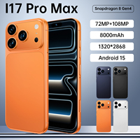 Penawaran Terbaik Murah Ponsel 17 Pro Max 6.9 Inci 17 Smartphone Pro Max 4G 5G Dual Sim 16GB+1TB Telepon Kamera 108MP