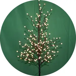 Рождественская елка, светодиодная гирлянда, светящаяся гирлянда, шар для вечеринки, праздника, свадьбы, уличное 3D украшение