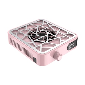 Ventilateur turbo sans fil portable pour bureau, mini aspirateur à poussière pour ongles, extracteur de poussière pour salon à domicile, équipement de manucure - Product Image 4