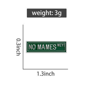 कोई मेम तरीका मजाकिया स्पेनिश एनमेल पिन रचनात्मक मेक्सिकन डिजाइन ब्रोच लैपल बैज गहने थोक - Product Image 6