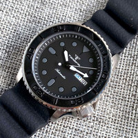 Tandorio NH36A 200m Diving Men orologio da polso cinturino in Silicone SKX Mod orologio meccanico di lusso piatto zaffiro capitolo anello orologio sportivo