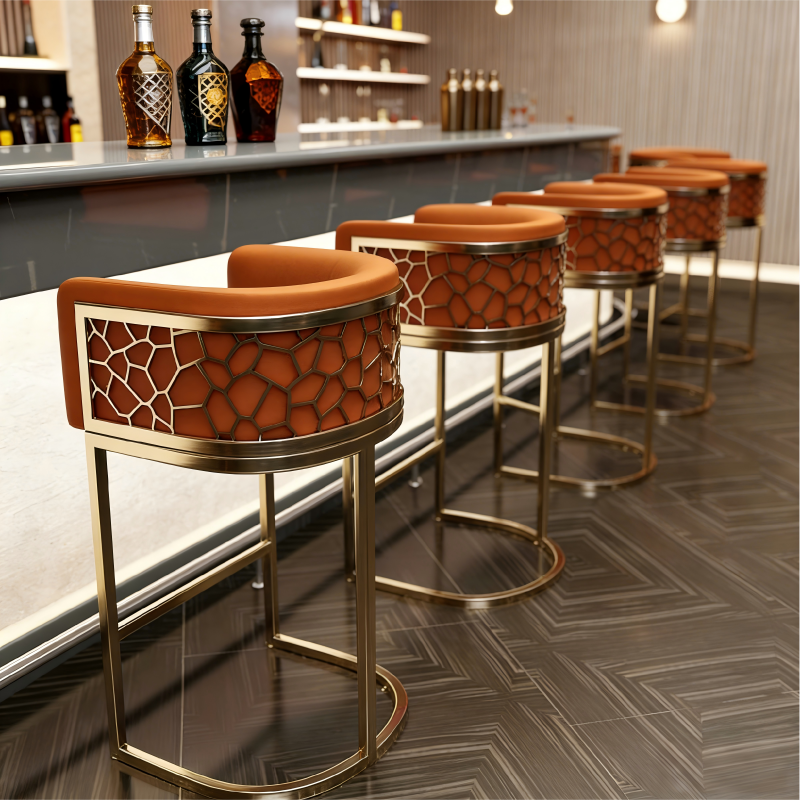 Minoda Modern Luxury Honeycomb Leather Bar