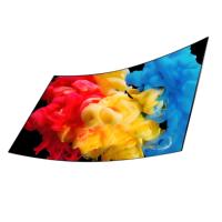 Panneau LED flexible ultra-fin, écran LED pliable, prise en charge HDR 1080P, garantie de 5 ans, taille personnalisable pour mur intérieur/extérieur