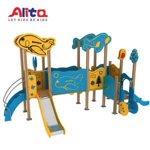 Manufacturer Outdoor Playground PE Board Slide Amusement Park Rides Customization Available