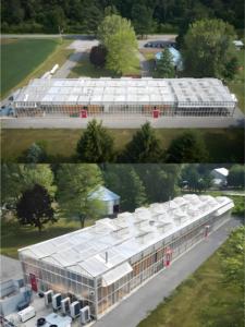 Bâtiment préfabriqué de structure en acier avec mur rideau en verre pour la bibliothèque de serre de restaurant de café et l'usage public - Product Image 5