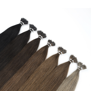 Wholesale 100% Chinese Remy Hair Nano <b>Ring</b> Cuticle Aligned Virgin Double Drawn No Shedding Highlight Color Nature Straight Hair. - Product Image 6