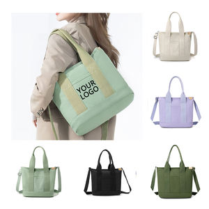 Yifan Kanvas Çanta Kore Tarzı Kadın Tote Çanta Omuz Çantası Crossbody Çanta Çanta Büyük Kapasiteli Basit Kadın Çantası - Product Image 1