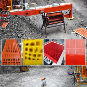 Aggregatverarbeitung PU-Sieb Maßgefertigte Öffnungen für Bau- und Zementwerke - Product Image 5