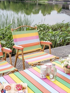 Colorful <b>Folding</b> Camping <b>Chair</b> Portable Outdoor Garden Beach <b>Chair</b> Lightweight Sturdy Design - Product Image 5
