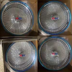 Rines de Alambre Cromados Personalizados de 20, 22, 24 y 26 Pulgadas para Autos Clásicos - Product Image 2