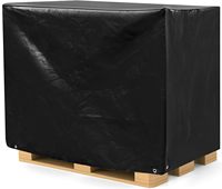 Bâche de protection pour palettes en plastique LDPE PE enduit, résistante aux UV, imperméable, réutilisable, style uni, pour usage extérieur