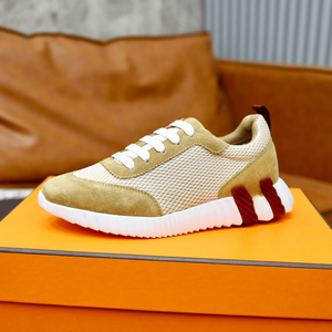 Baskets minimalistes de luxe discrètes pour hommes, en cuir suédé mélangé de qualité supérieure, avec amorti ergonomique tout au long de la journée et forme durable - Product Image 4