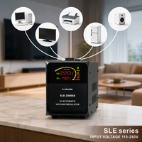Régulateurs de tension automatiques personnalisés en gros pour usage domestique, type relais 1000VA 220V AVR avec affichage LED