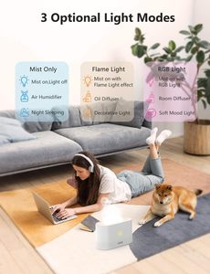 Private Label 100% Natural Essential <b>Oil</b> Aroma <b>Diffuser</b> Set 6 Bottles Household Portable USB Plastic - Product Image 5