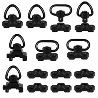 Accessoires tactiques, sangle réglable à double point QD en alliage d'aluminium avec pivot
