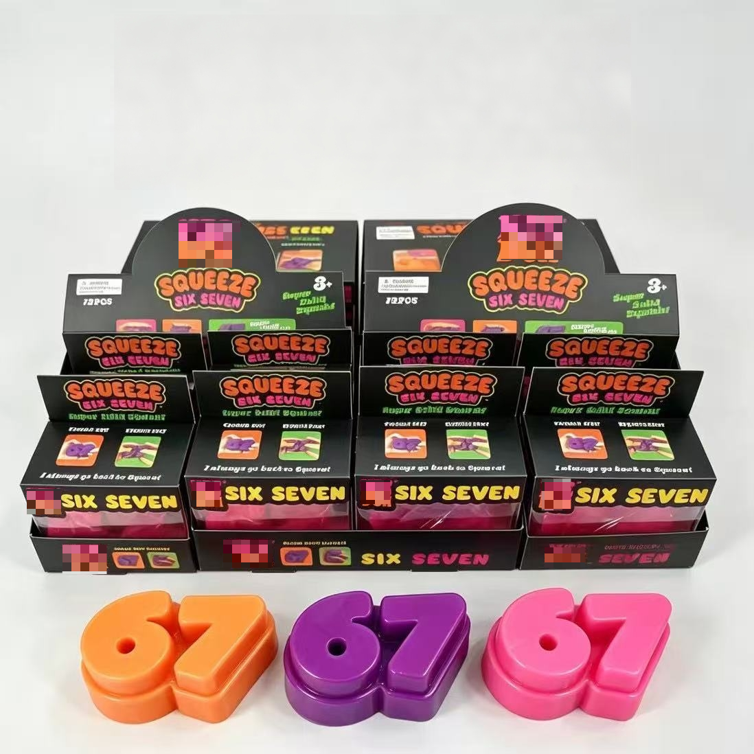 Boxed,67 Letter Squishy Purple